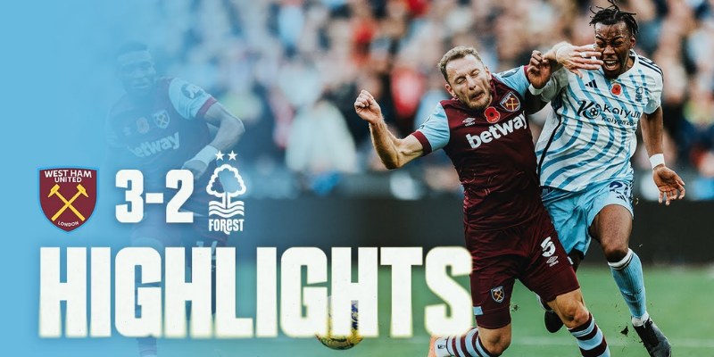 West Ham Unite vs Nottingham Forest